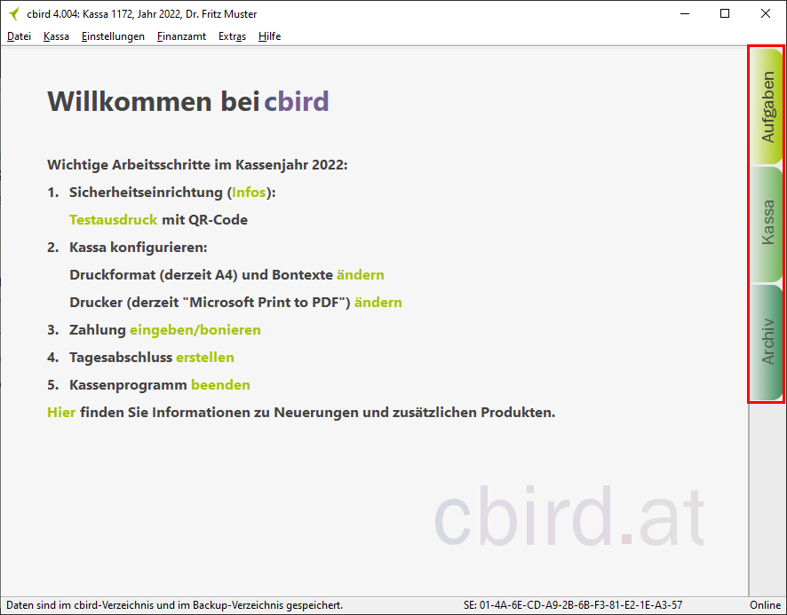 Arbeitsbereich Aufgaben Arbeitsbereich Aufgaben